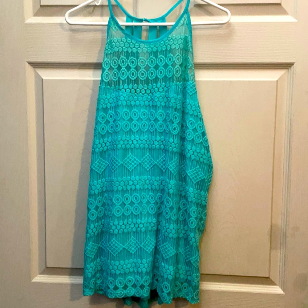 NWOT Maurices Mint High-Neck Dressy Tank Top, 3x